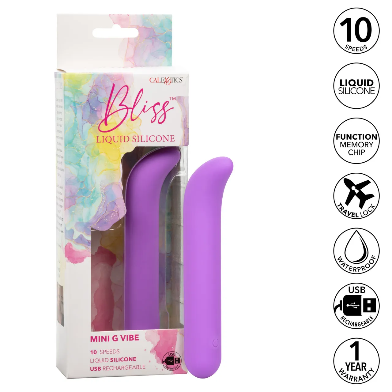 вибромассажер для стимуляции зоны g bliss liquid silicone mini g vibe в России