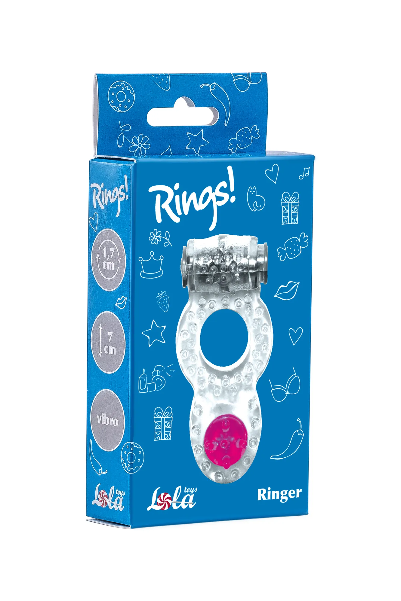 эрекционное кольцо rings ringer white 0114-70lola в России