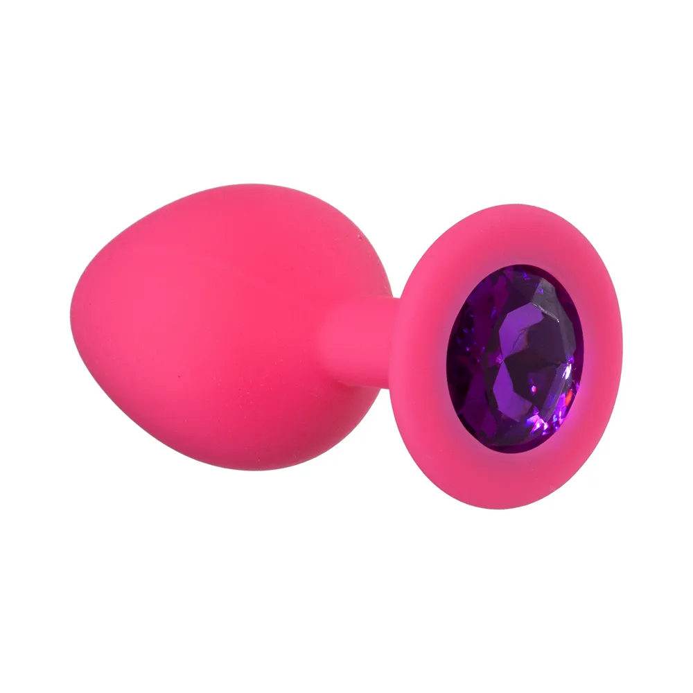 анальная пробка emotions cutie medium pink dark purple crystal 4012-02lola в России