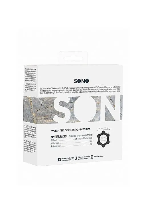 кольцо эрекционное weighted cock ring 69 мм, medium в России