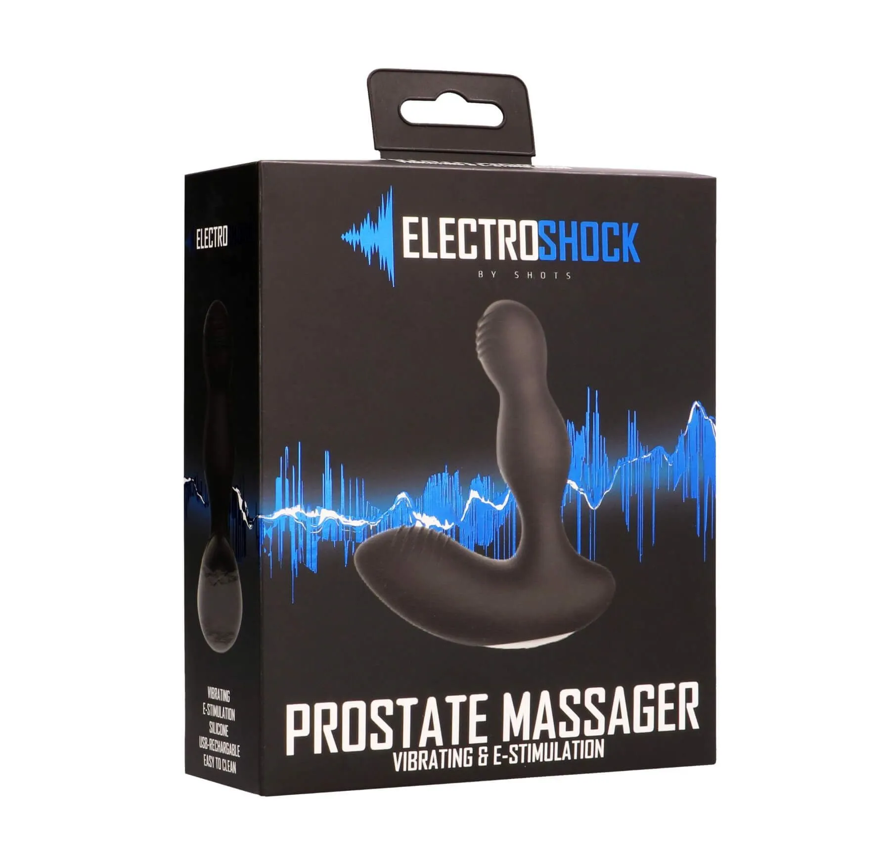 стимулятор простаты с электростимуляцией shots media electroshock prostate massager, черный в России