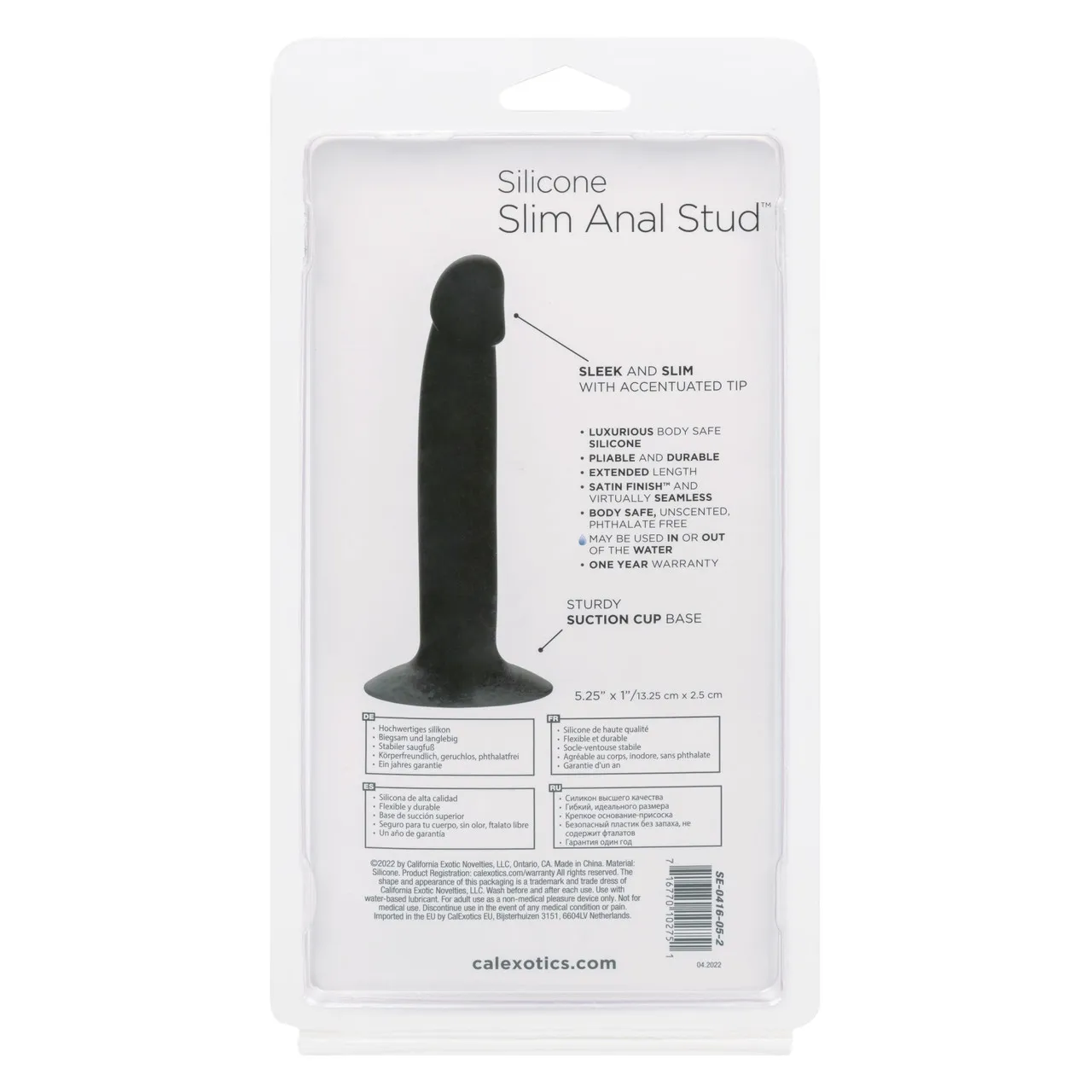 анальный фаллоимитатор silicone slim anal stud в России
