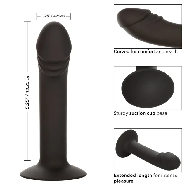 анальный фаллоимитатор silicone curved anal stud в России