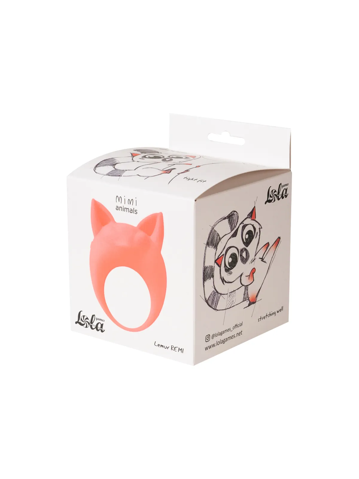 стимулятор клитора mimi animals lemur remi orange 7000-25lola в России