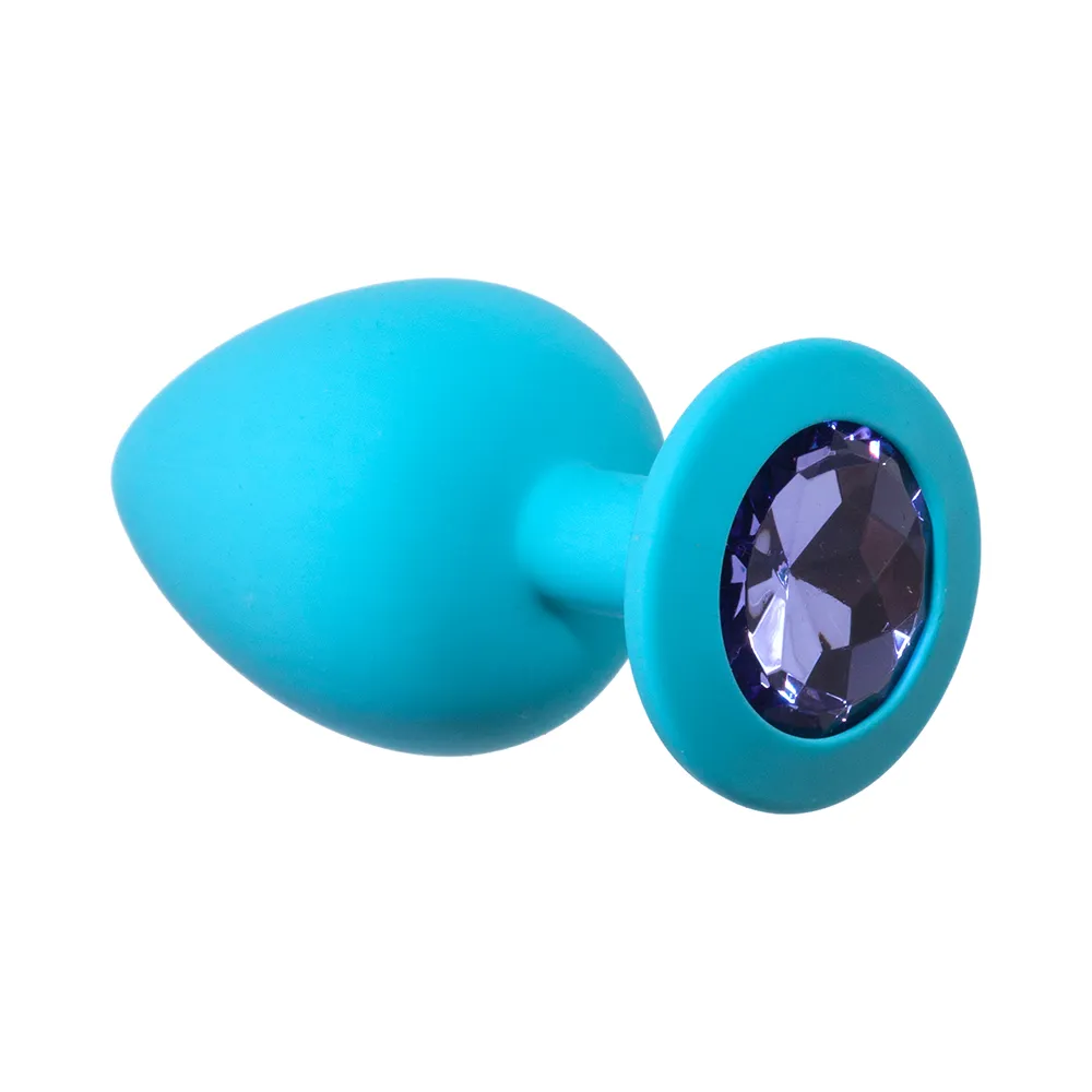 анальная пробка emotions cutie large turquoise light purple crystal 4013-04lola в России