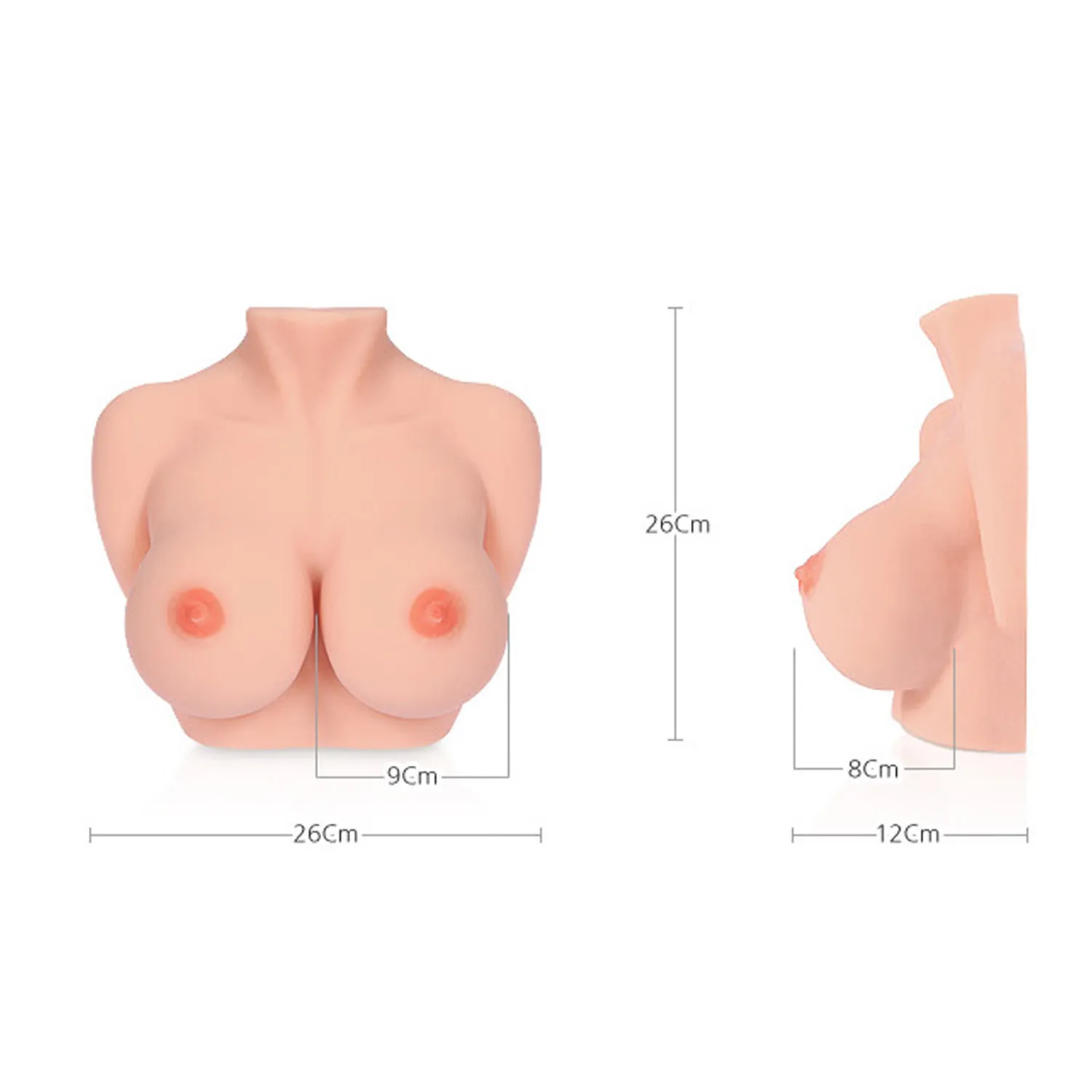 секс-кукла торс realistic titties d телесная большой размер kokos m10-00-07-2 в России