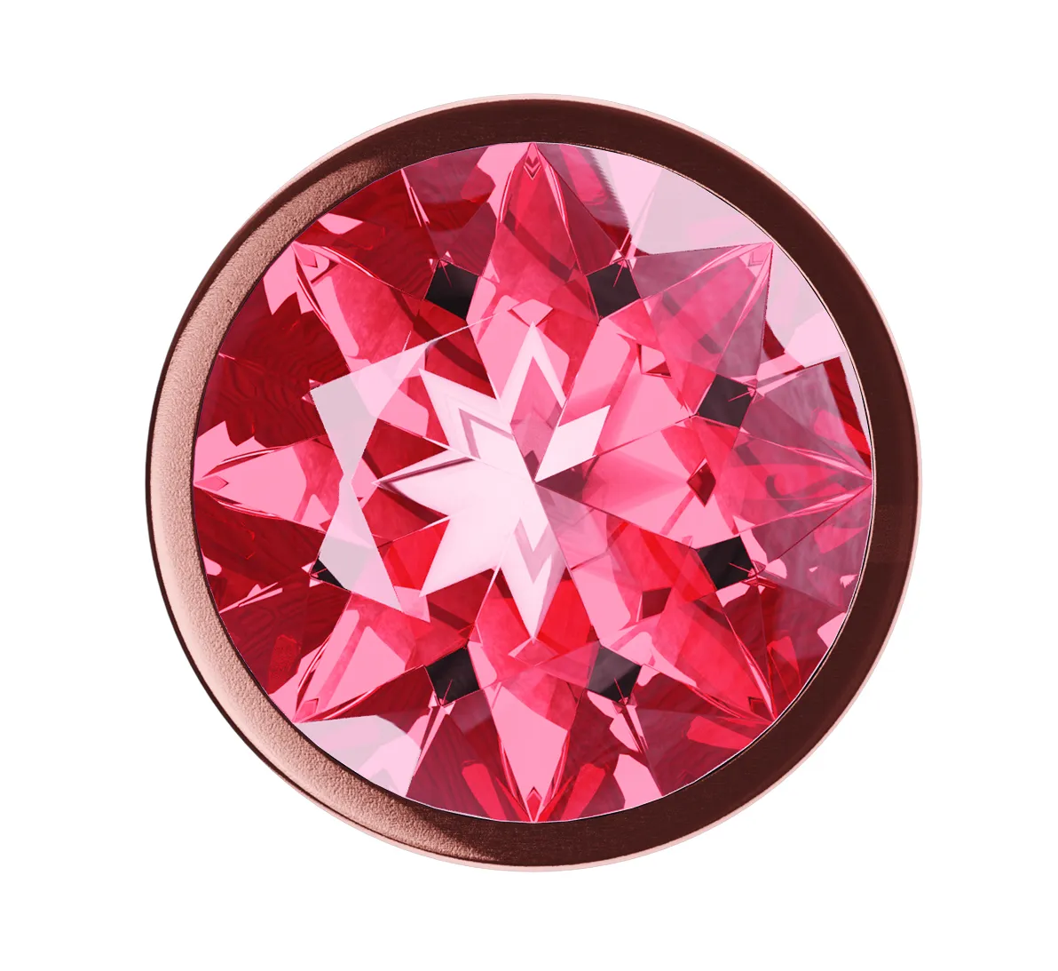 анальная пробка diamond ruby shine l розовое золото 4024-02lola в России