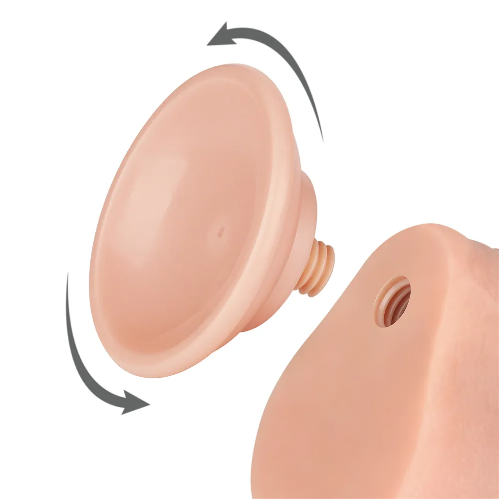 фаллоимитатор lovetoy с двигающейся кожей на присоске,12,5см в России