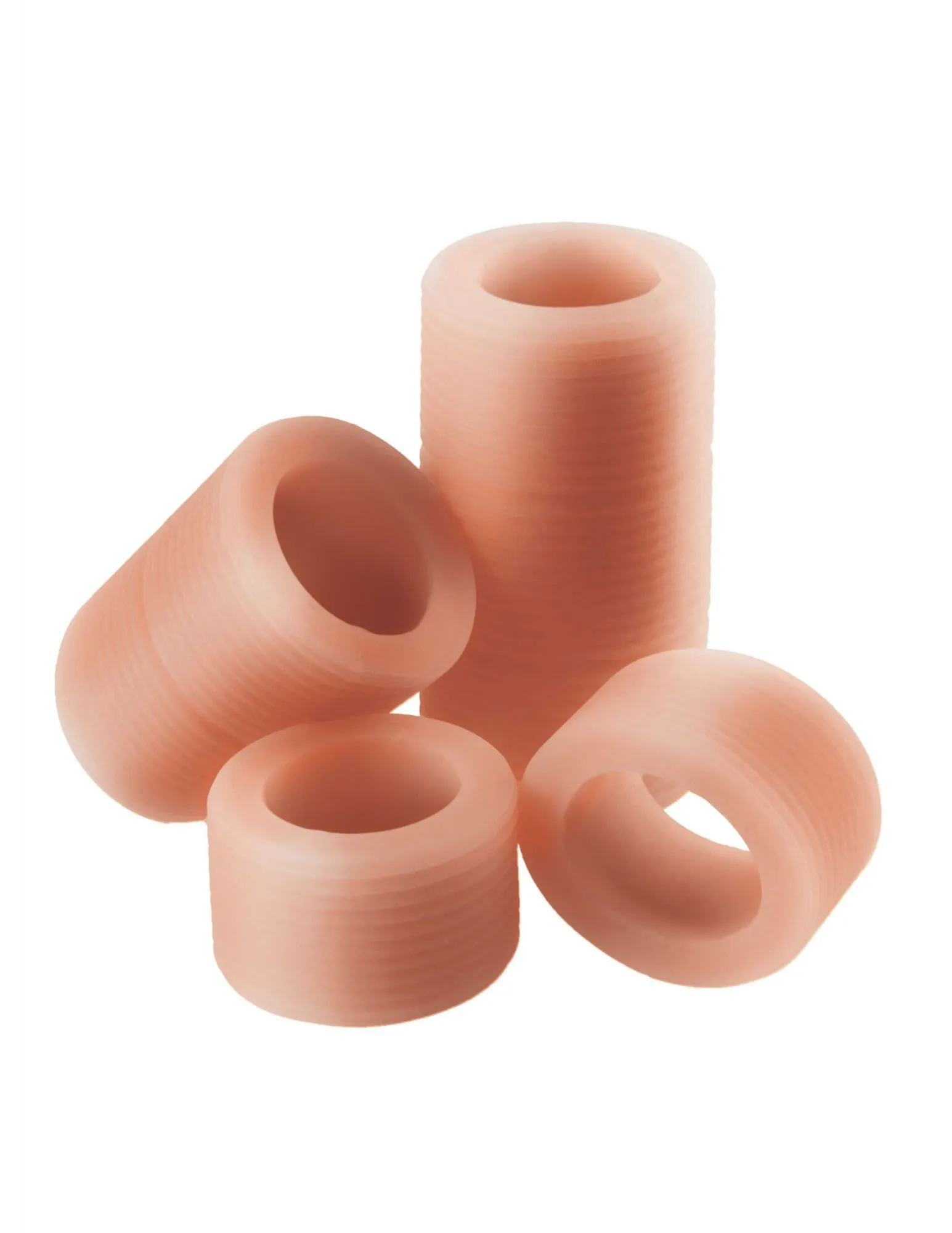 Набор из 4 колец-насадок Pipedream Girth Gainer System, для увеличения