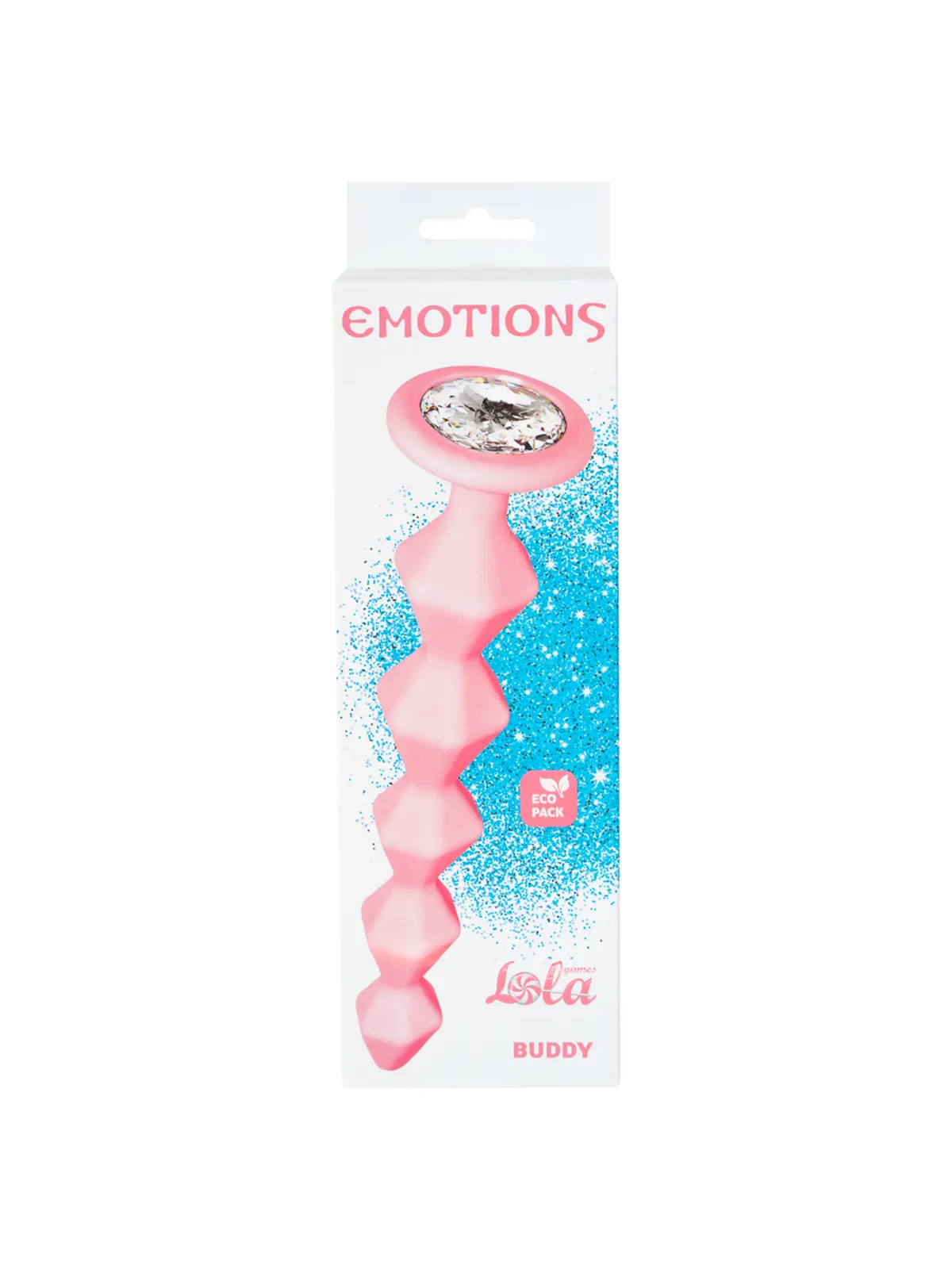 анальная цепочка с кристаллом emotions buddy pink 1400-01lola в России