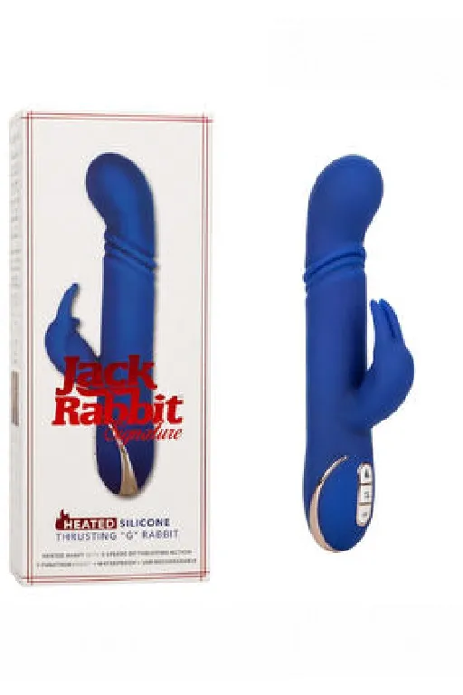 Ультра мягкий перезаряжаемый вибратор кролик Jack Rabbit Signature Heated Silicone Thrusting с функц