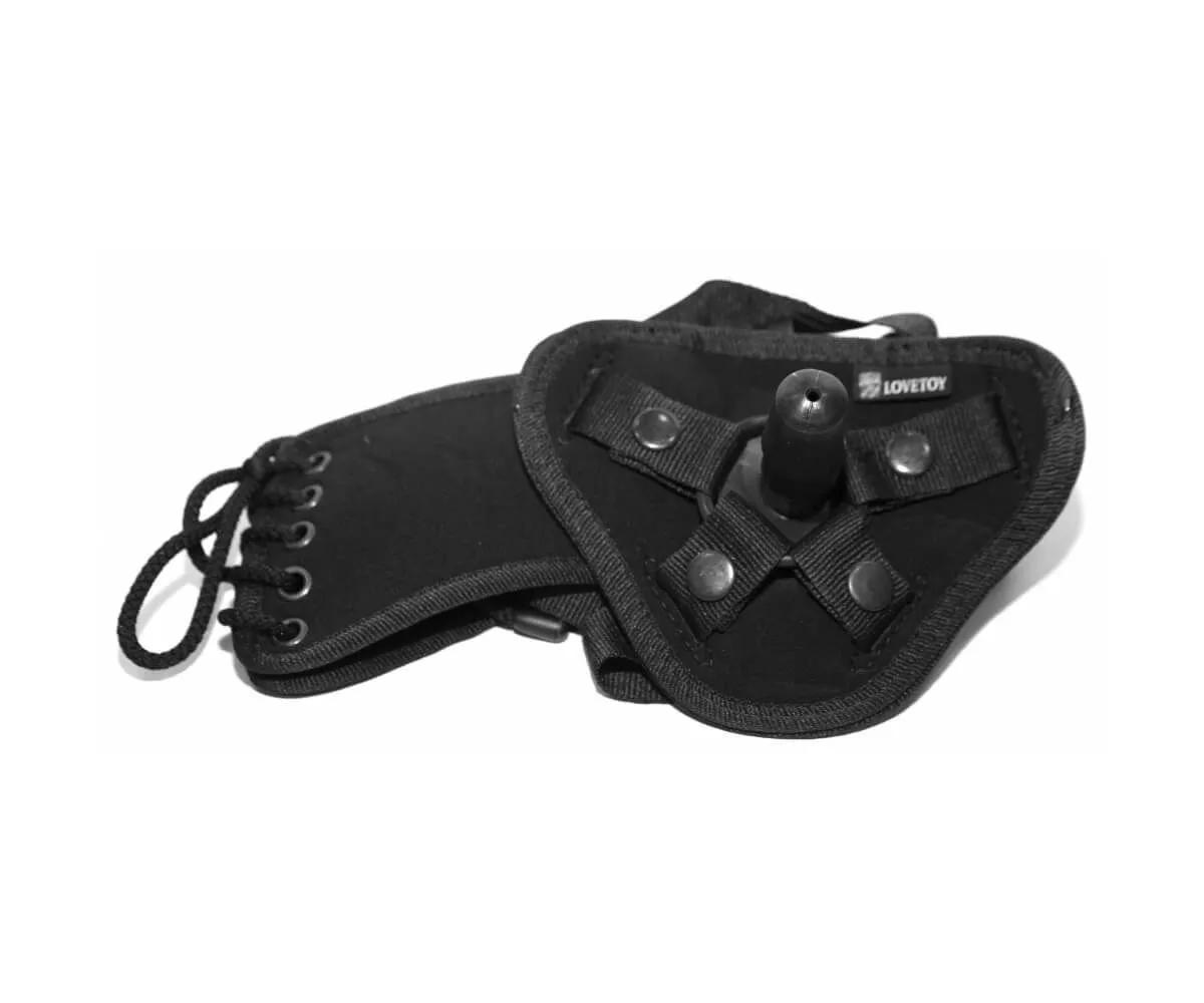 трусики для страпона lovetoy harness uni strap, черные в России