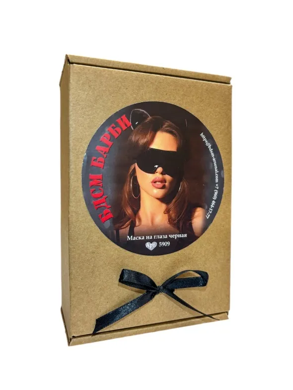 маска на глаза черная бдсм барби 5909ars в России