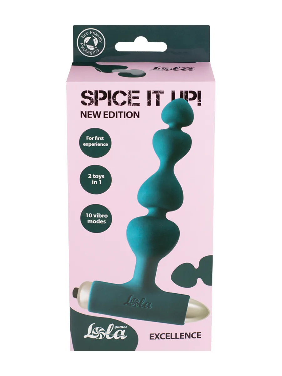 анальная пробка с вибрацией spice it up new edition excellence dark green 8016-02lola в России