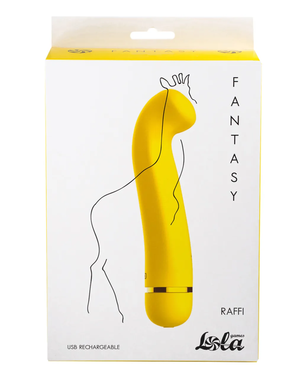 перезаряжаемый вибратор fantasy raffi yellow 7910-01lola в России