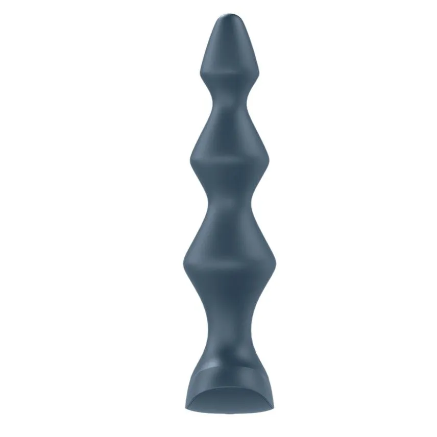 пробка анальная с вибрацией satisfyer lolli plug 1, серая в России