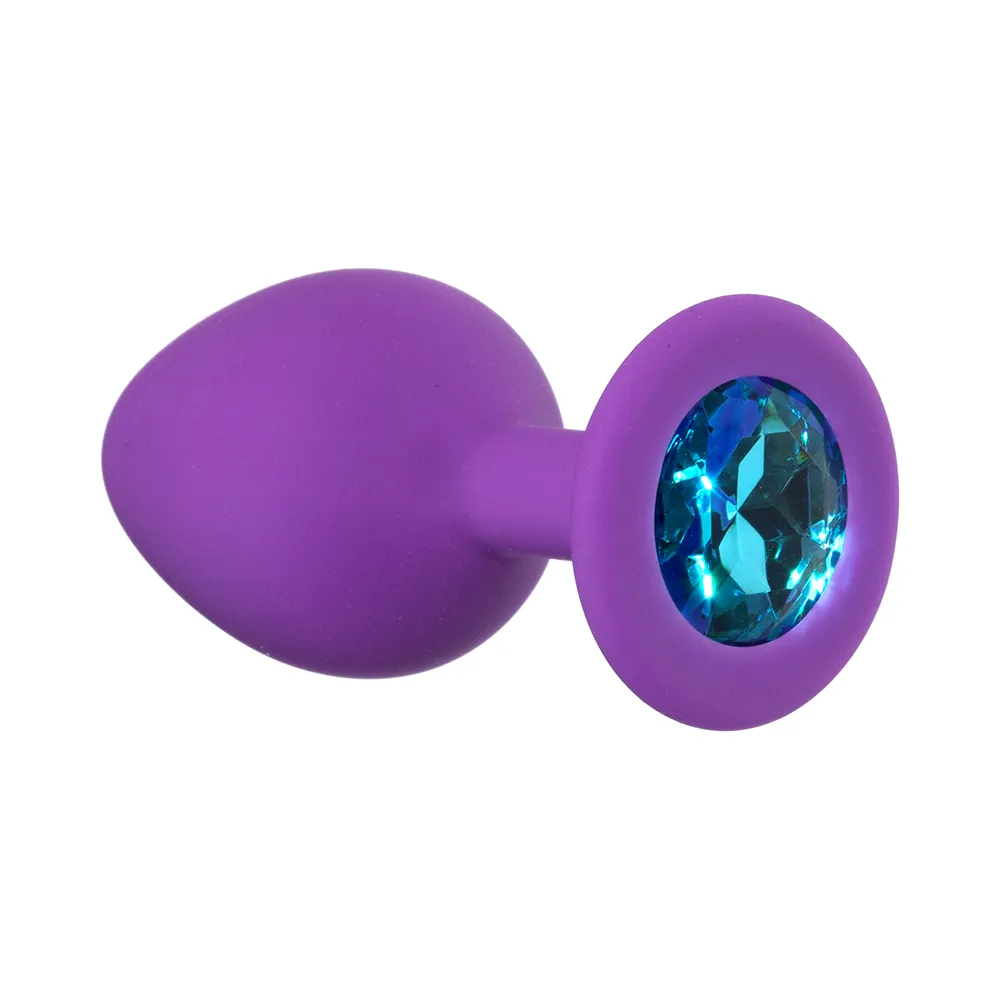 анальная пробка emotions cutie medium purple light blue crystal 4012-05lola в России