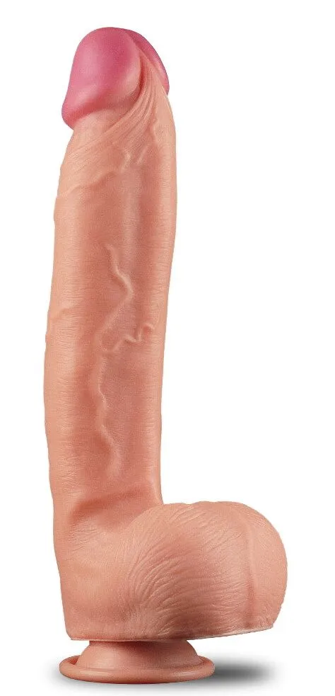 Фаллоимитатор Lovetoy 12 inch Dual layered Nature Cock King Sized, телесный
