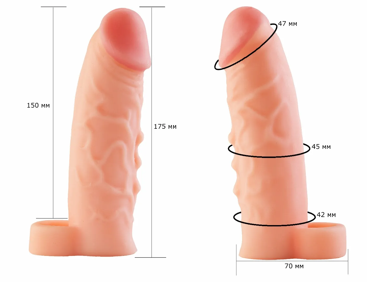 фаллоудлинитель с кольцом cock next 692303ru в России