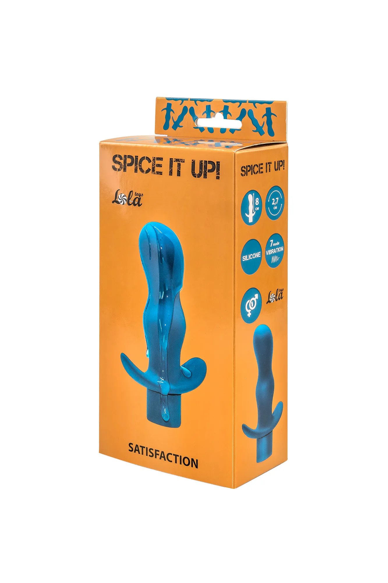 анальная пробка с вибрацией spice it up satisfaction aquamarine 8002-03lola в России
