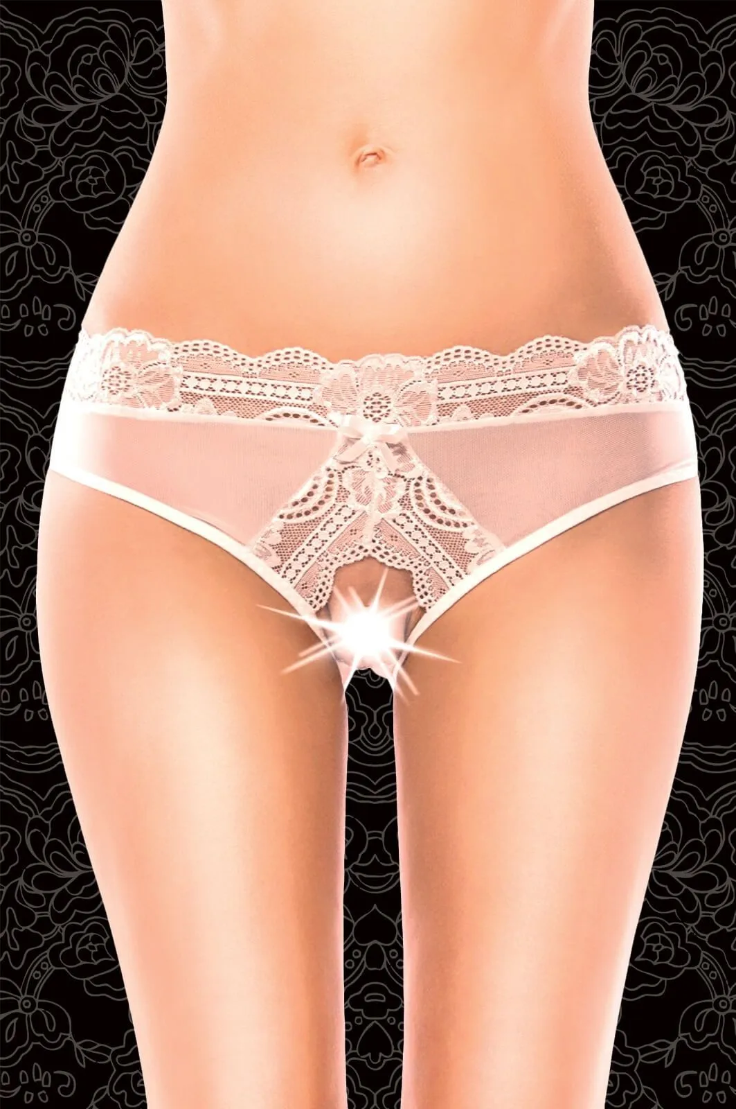 Эротическое стринги с доступом flirton 2712-1 белые в России