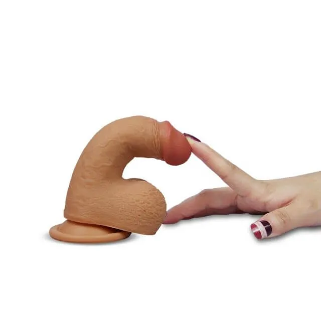 вибратор с мошонкой lovetoy gabe, телесный в России