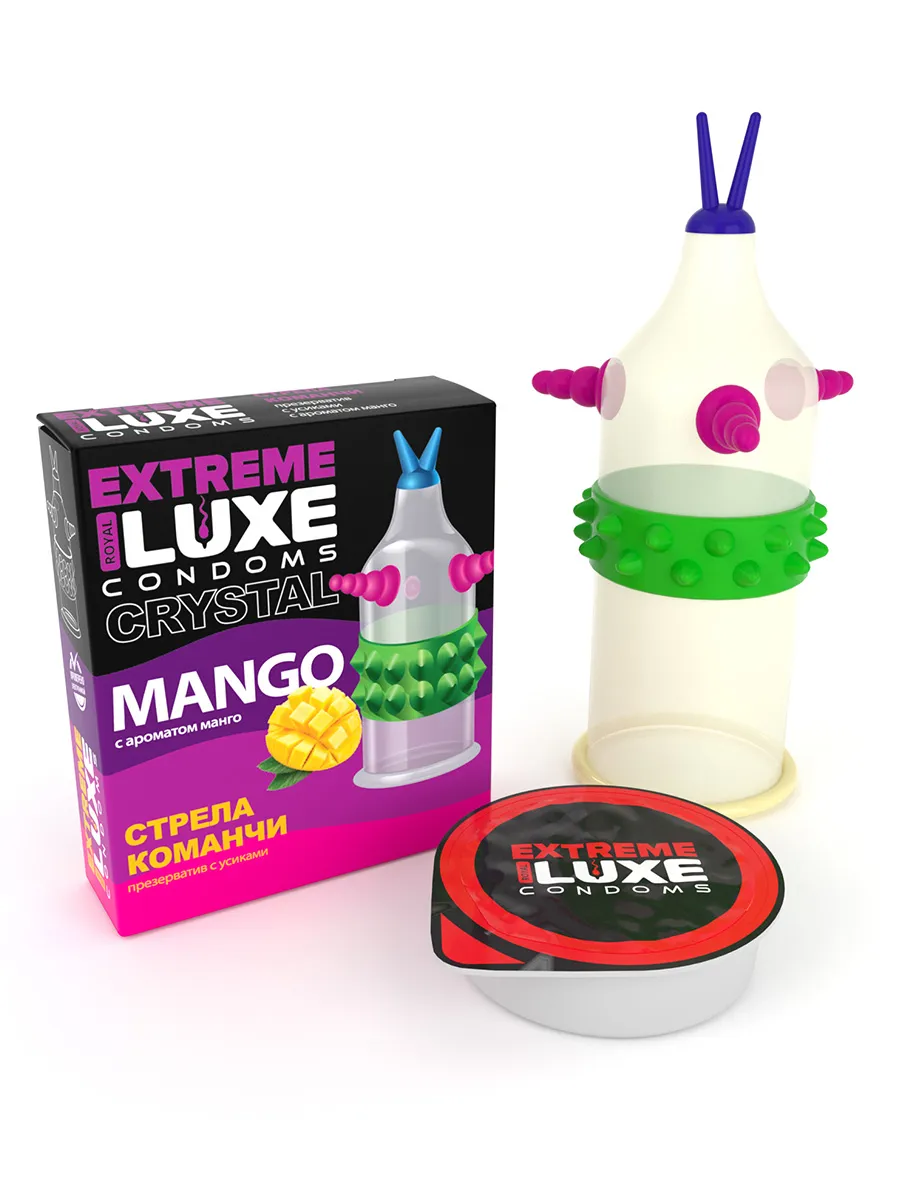 Презервативы презерватив luxe black extreme стрела команчи, манго в России