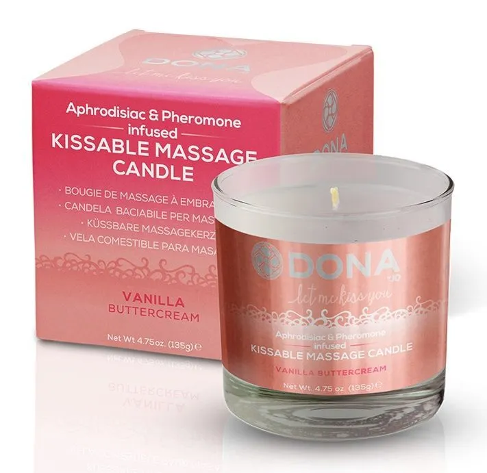 свеча массажная с феромонами system jo ванильный крем, 135 г в России