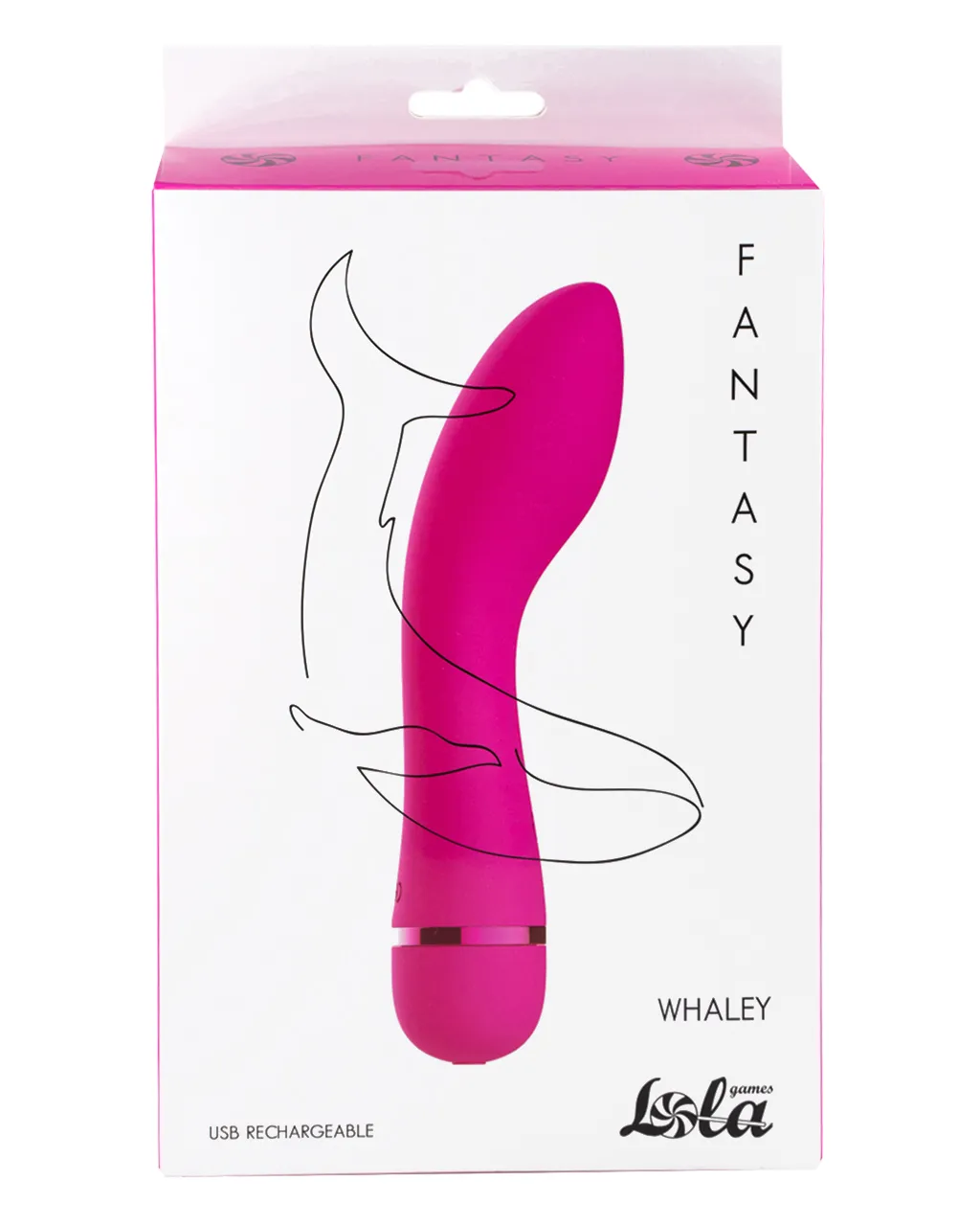 перезаряжаемый вибратор fantasy whaley pink 7911-02lola в России