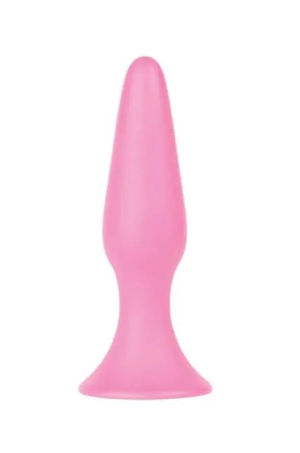 Анальная пробка Shots Media Silky Buttplug Small, розовая