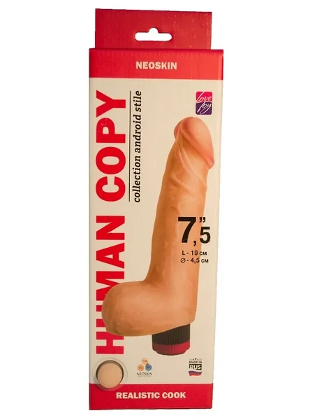 вибромассажёр human copy 7"5  603503ru в России
