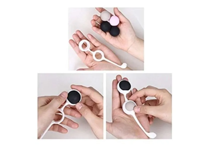 тренажер кегеля pinkrabbit therapeutic dumbbell, 6 шариков в России