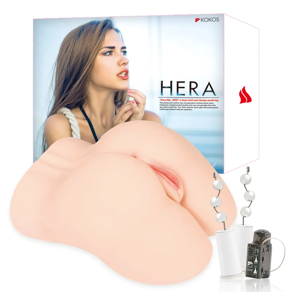 Мастурбатор Real Hips HERA телесный двойной канал KOKOS M10-03-22V