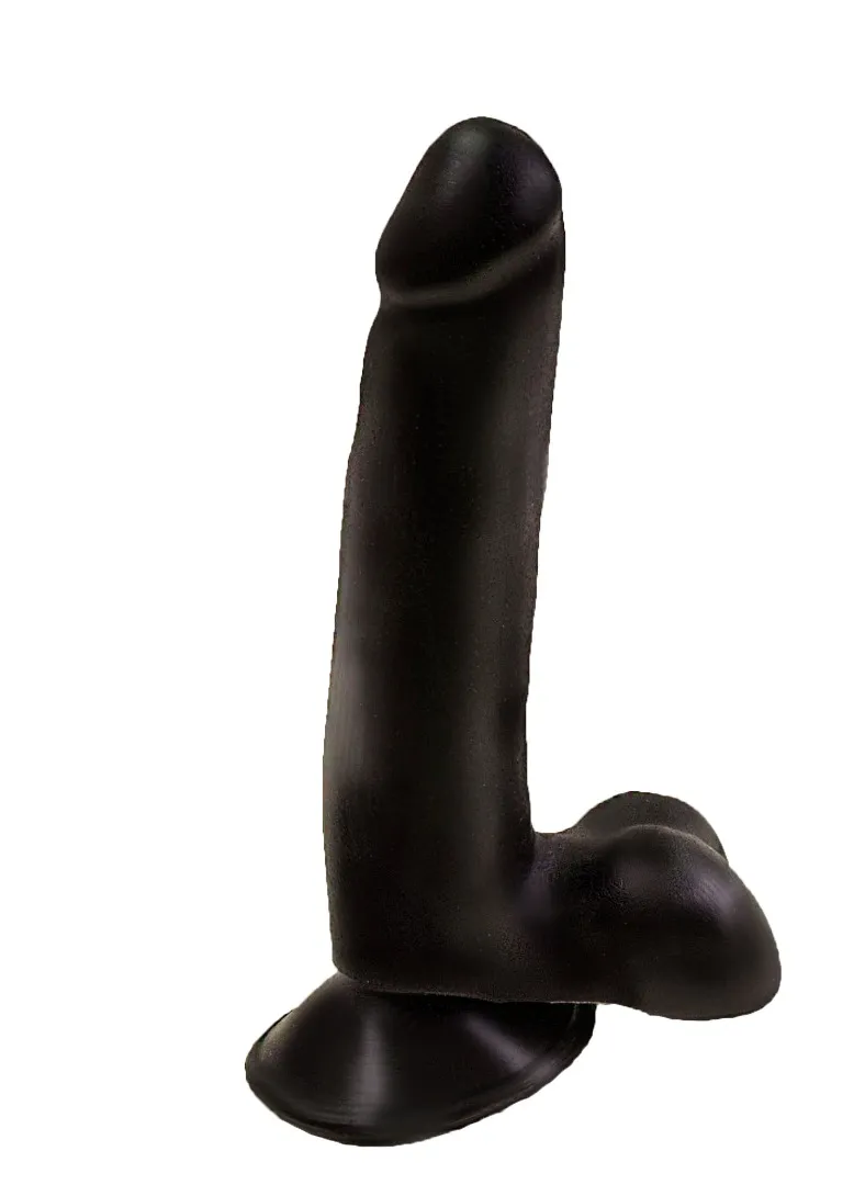 фаллоимитатор на присоске черный 402000ru в России