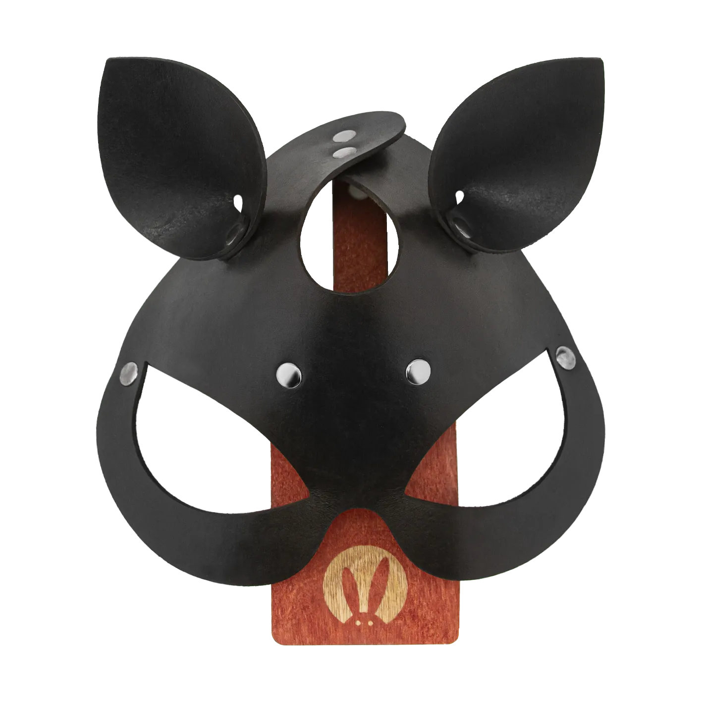 Маска с ушками PinkRabbit Кошечка, черная