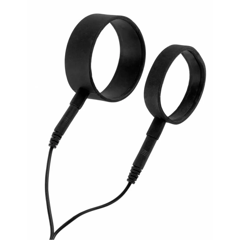 электростимулятор pipedream shock therapy silicone cock straps, с кольцами в России