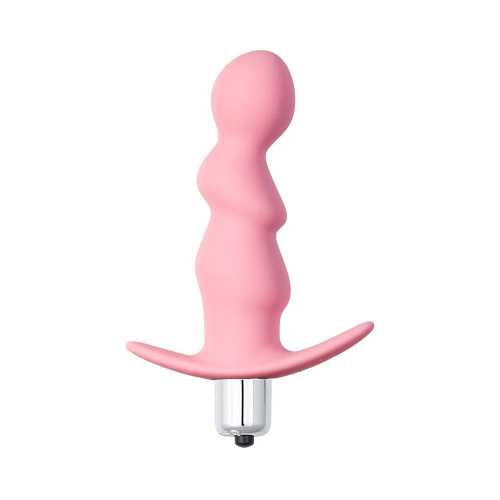анальная пробка с вибрацией spiral anal plug pink (батарейки ааа) 5008-01lola в России