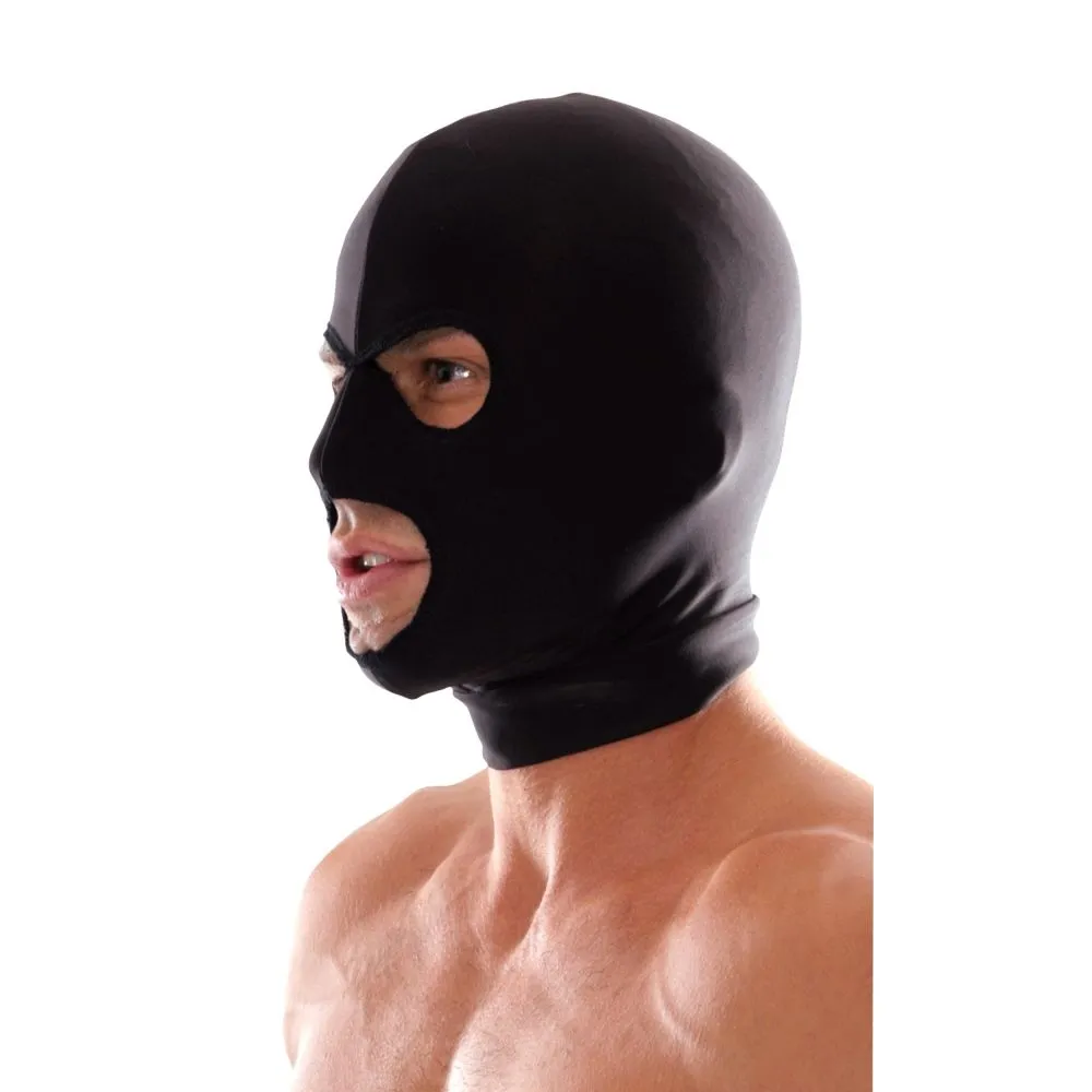маска pipedream spandex 3 hole hood, черная в России