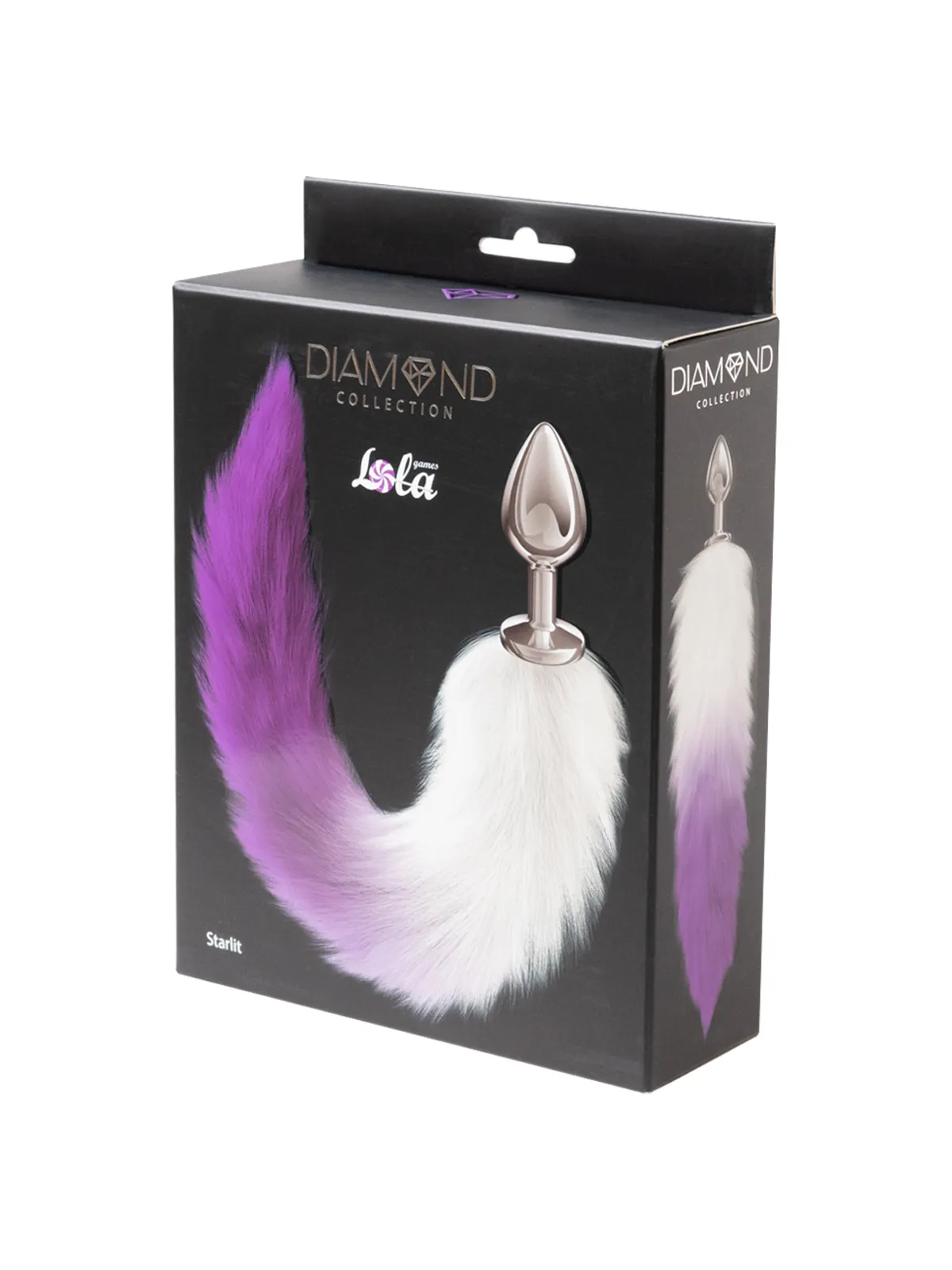 анальная пробка с хвостом diamond starlit purple 4020-03lola в России