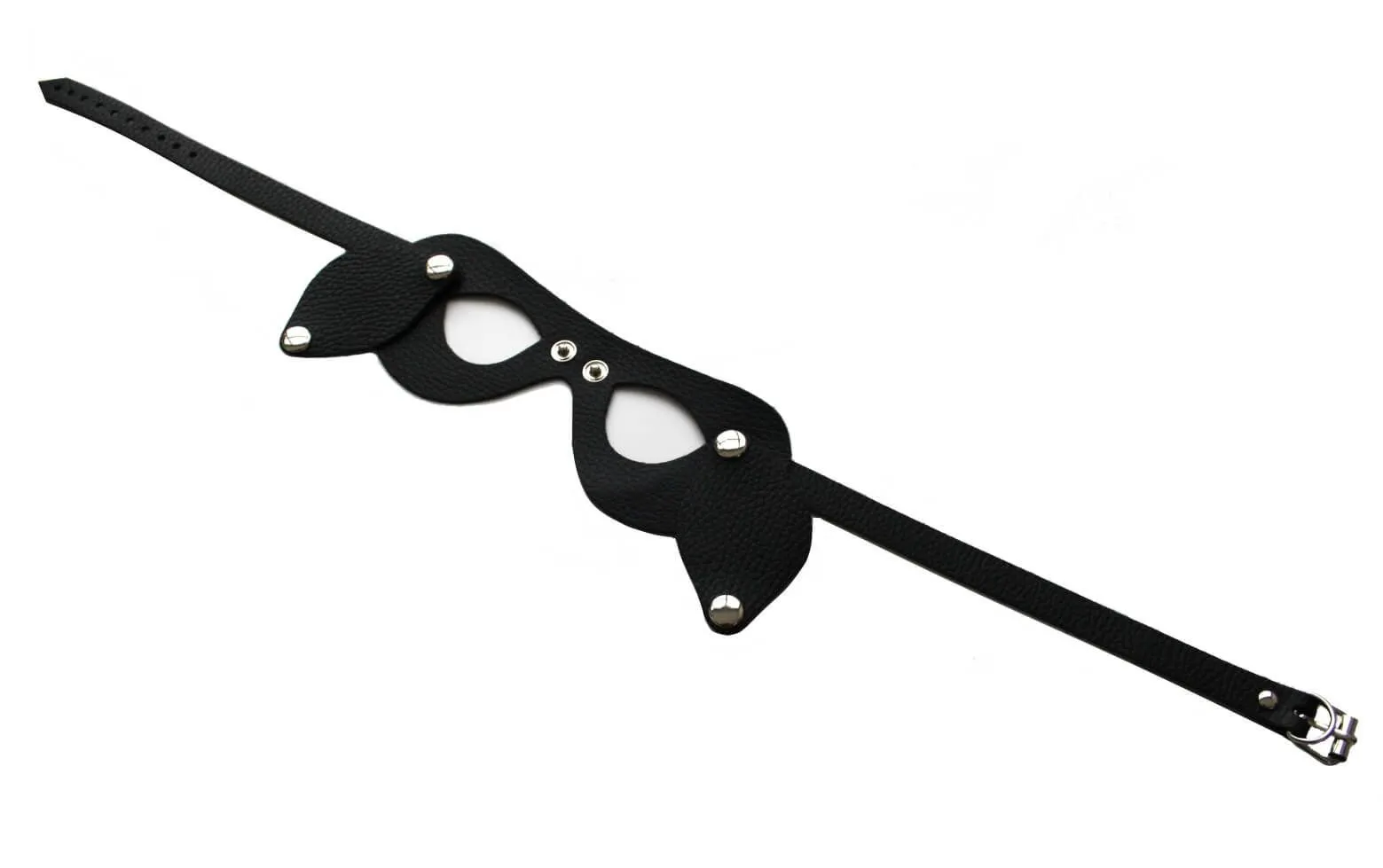 очки-шоры pinkrabbit кожаные, черные в России