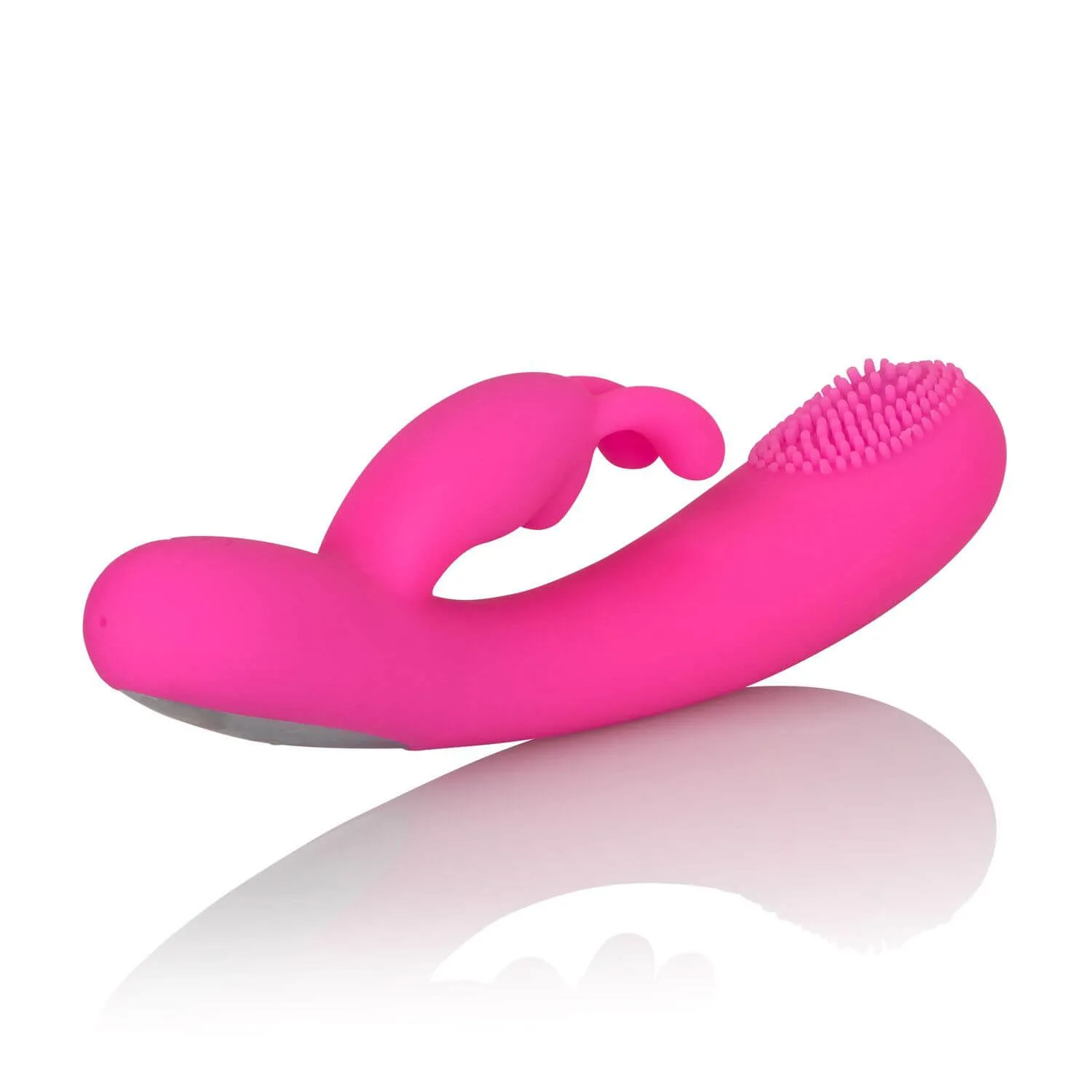 вибратор california exotic novelties embrace massaging rabbit, розовый в России