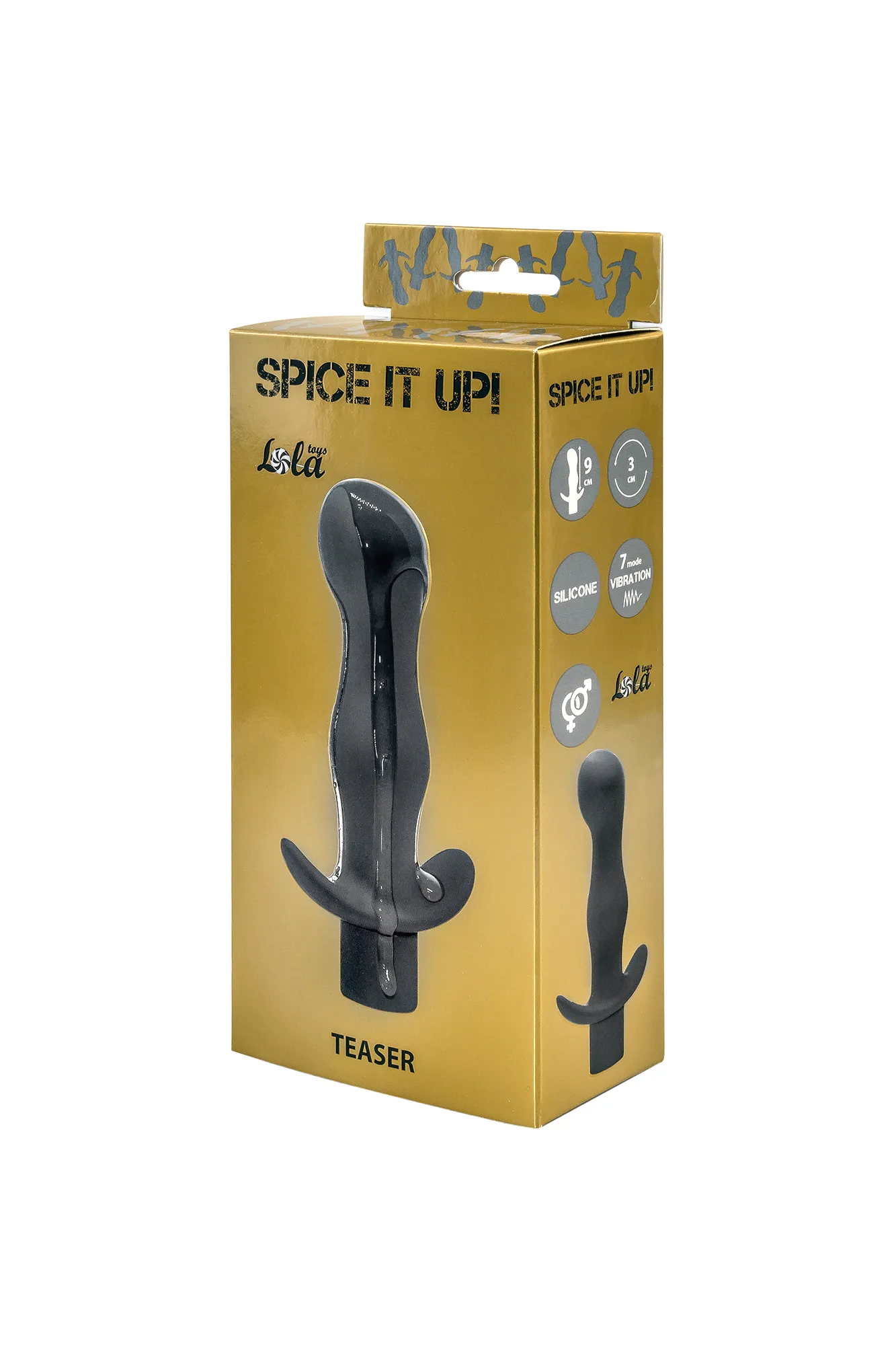 анальная пробка с вибрацией spice it up teaser dark grey 8003-02lola в России
