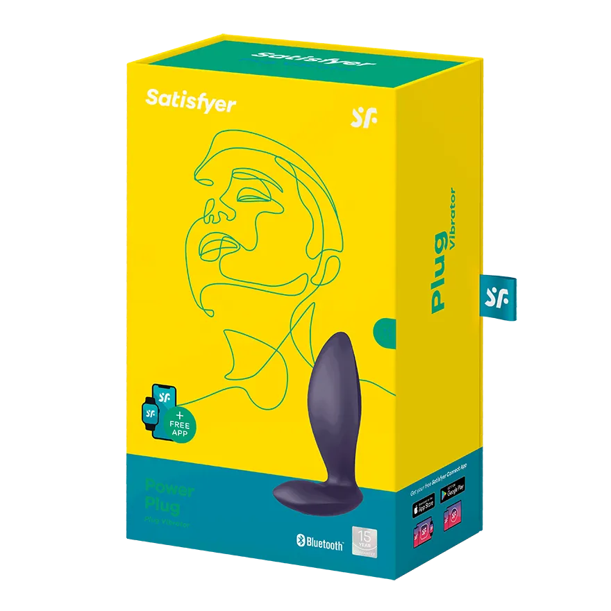 анальная пробка с вибрацией power plug violet 003306sa в России