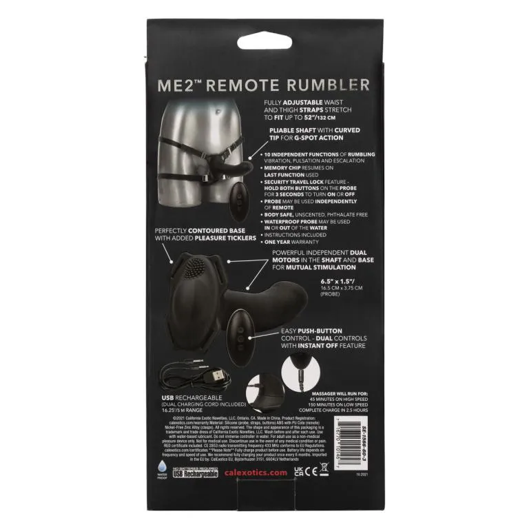 страпон с вибрацией remote rumbler в России