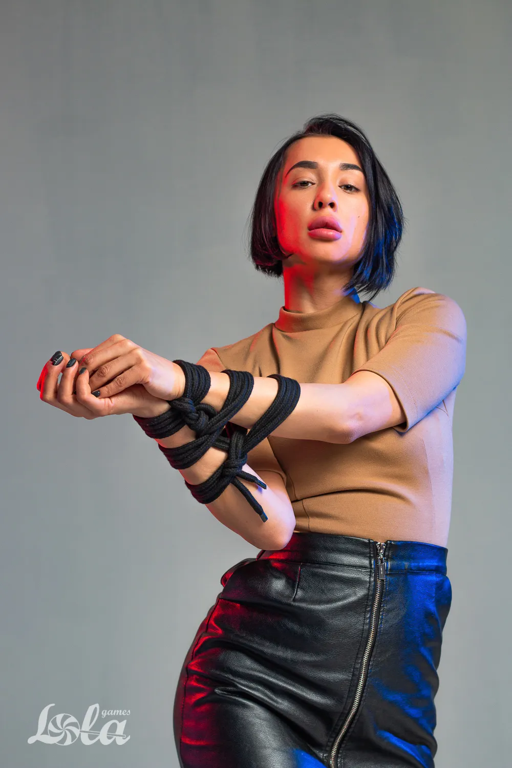 веревка party hard do not disturb black 5м 1157-01lola в России