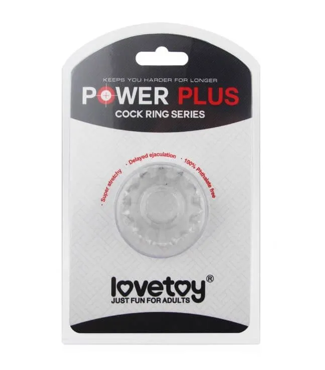 эрекционное кольцо lovetoy power plus 1431, прозрачное в России