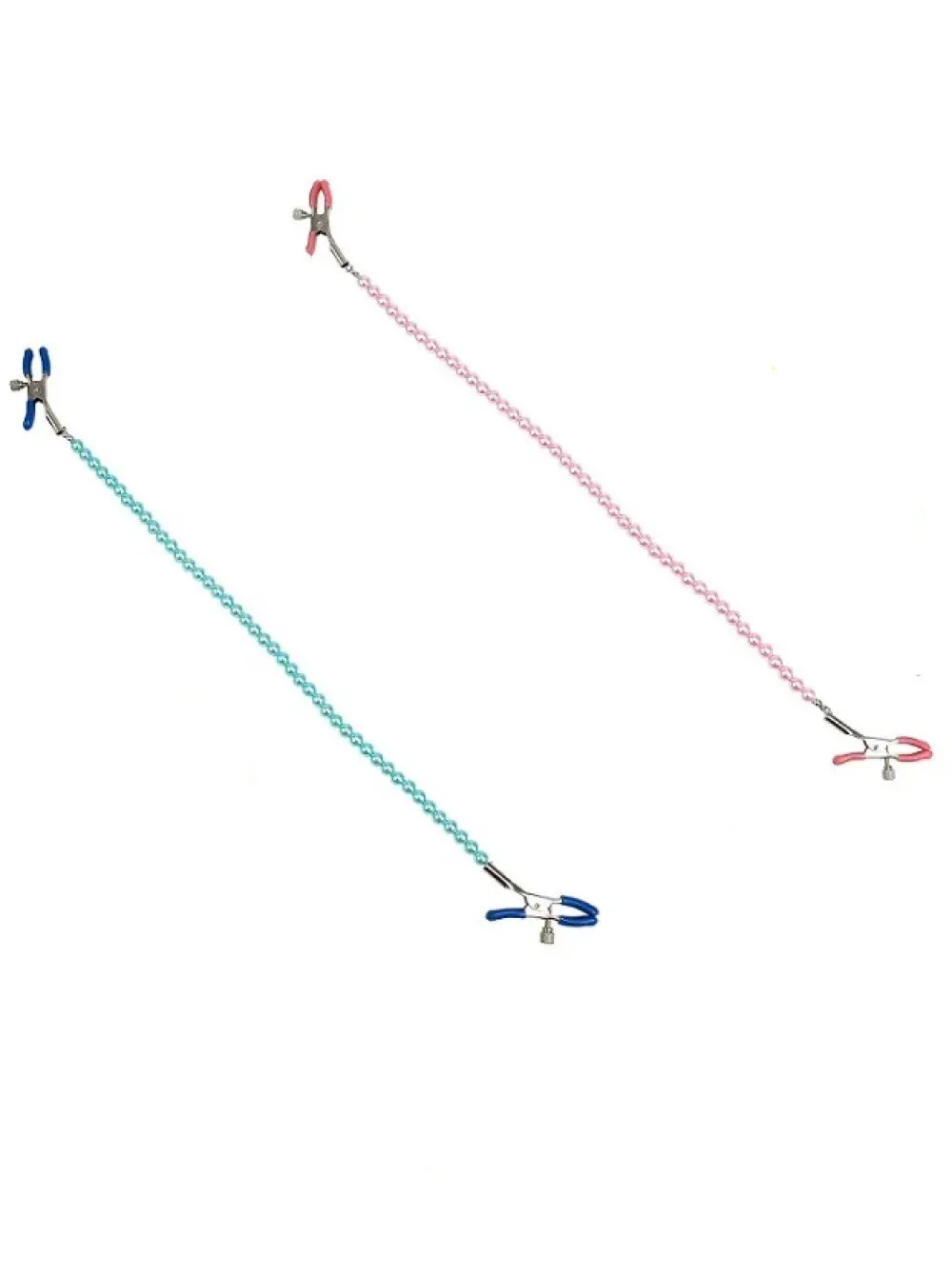 розовые зажимы на соски с цепочкой  в России