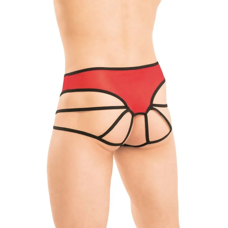 Эротическое трусы мужские flirton, красные в России