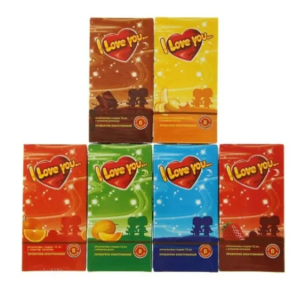 презервативы "i love you", 12 шт, в ассортименте в России