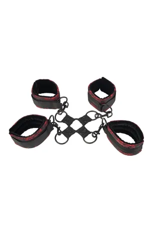 крестообразные наручники (оковы, фиксаторы) для рук и ног scandal hog tie в России